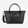 Lancaster - petit sac cabas Maya double KBA noir